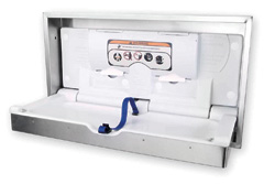 100-SSC-R Recessed Stainless Clad Changing Station