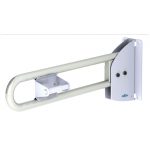 1055-FTS - Swing Up Grab Bar Stainless Steel With Toilet Tissue Dispenser 1