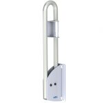 1055-FTS - Swing Up Grab Bar Stainless Steel With Toilet Tissue Dispenser 1