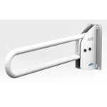 1055-W - Swing Up Grab Bar White