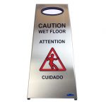 1119 - Stainless Steel Wet Floor Sign 1