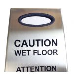 1119 - Stainless Steel Wet Floor Sign 1