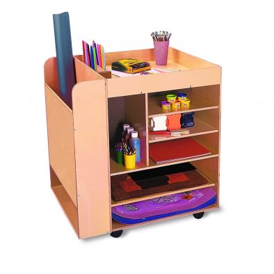 Deluxe Mobile Art Supply Cart