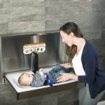 100SS-SM – Legacy Horizontal Surface Mount Stainless Steel Baby Changing Station Image