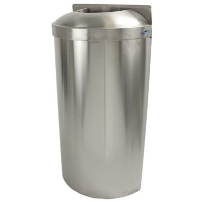 312-S - Wall Mounted Waste Receptacle with Open Top